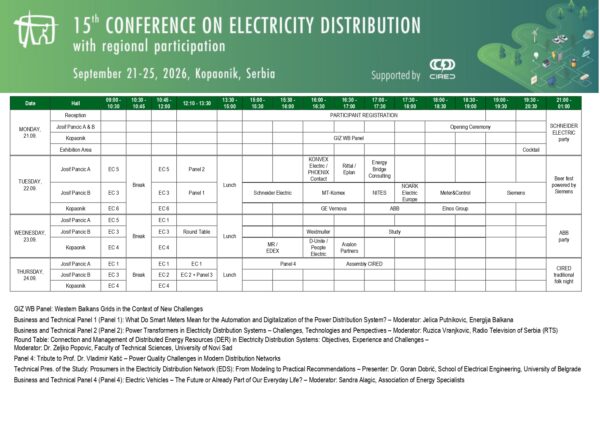 Agenda Schedule